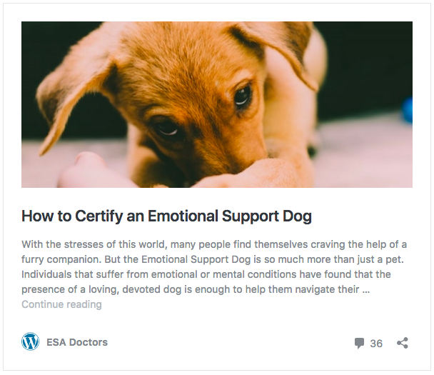 How to certify an esa dog