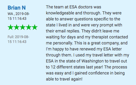 ESA Doctors Review