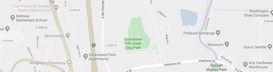 Map of Grandview Off-Leash Dog Park