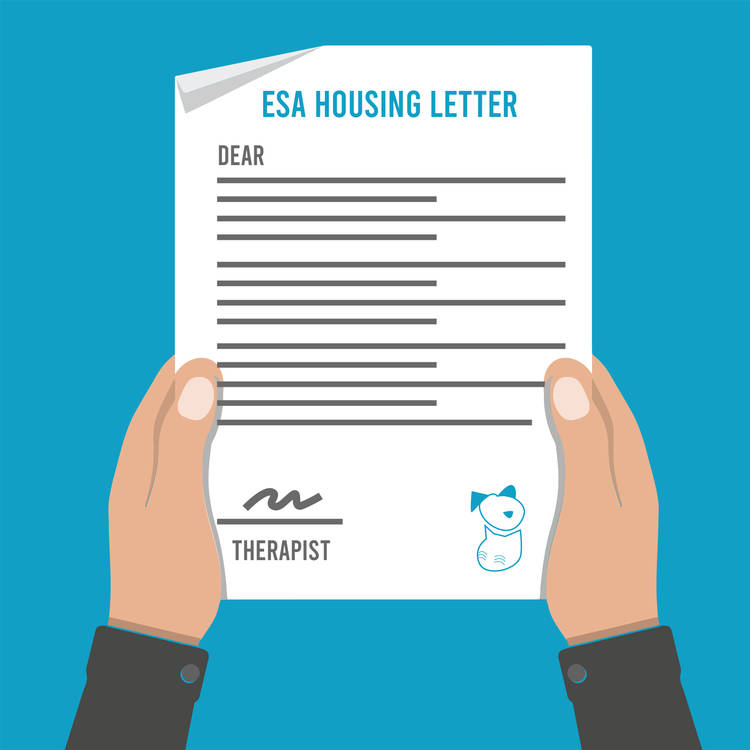 ESA housing letter