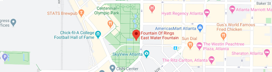 Centennial Olympic Park, Fountain of Rings, Atlanta, Georgia