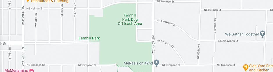 Fernhill Off Leash Dog Park, Portland, Oregon