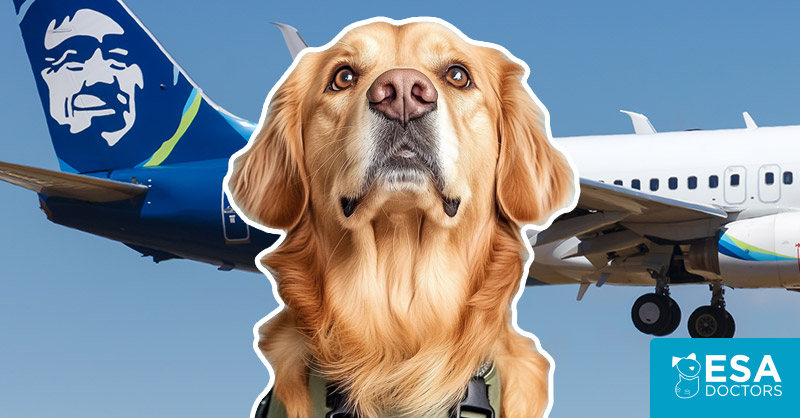 How to Fly with Your Service Dog on Alaska Airlines