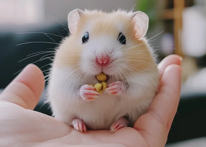 A rodent during emotional support animal training