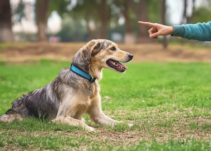 A service dog in training