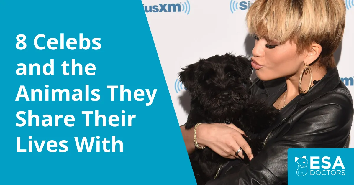 8 Celebs and The Animals They Share Their Lives With